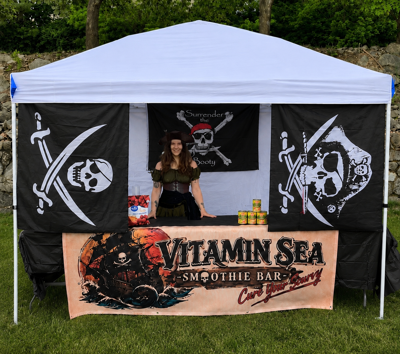 Pirate smoothie booth
